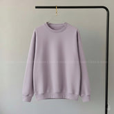 Lilac plain sweatshirt